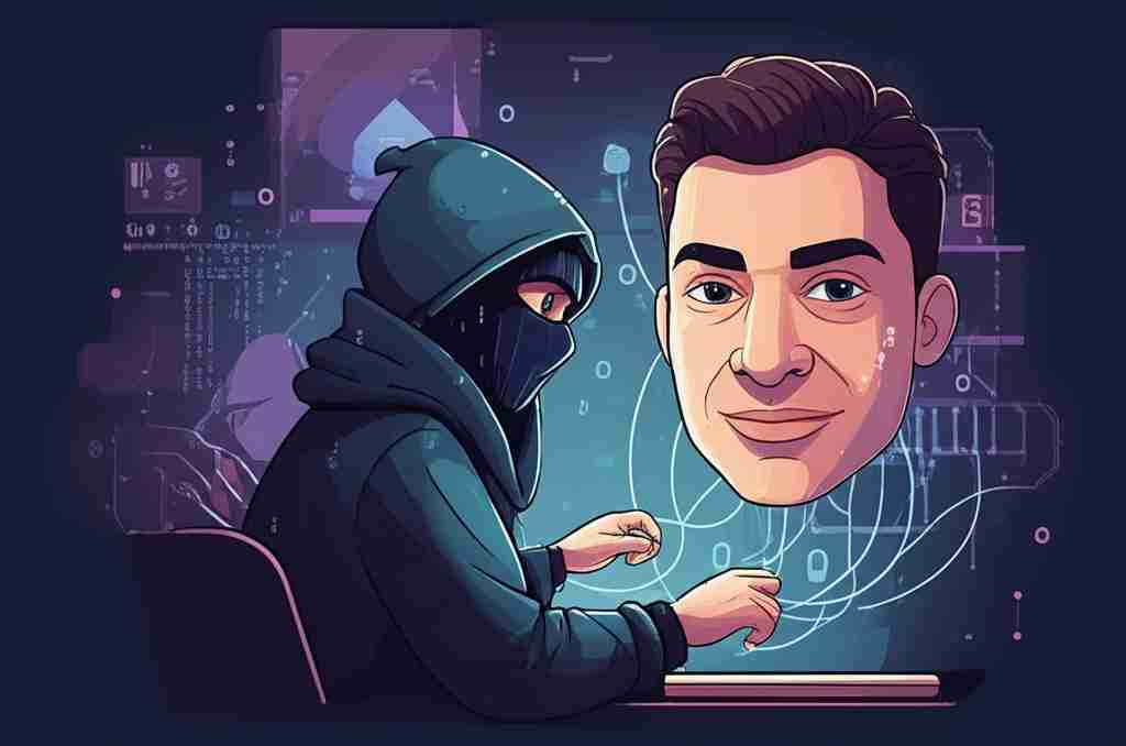 An image illustrating TRANSCRIPT: Dark Side of AI – How Hackers use AI & Deepfakes: Mark T. Hofmann